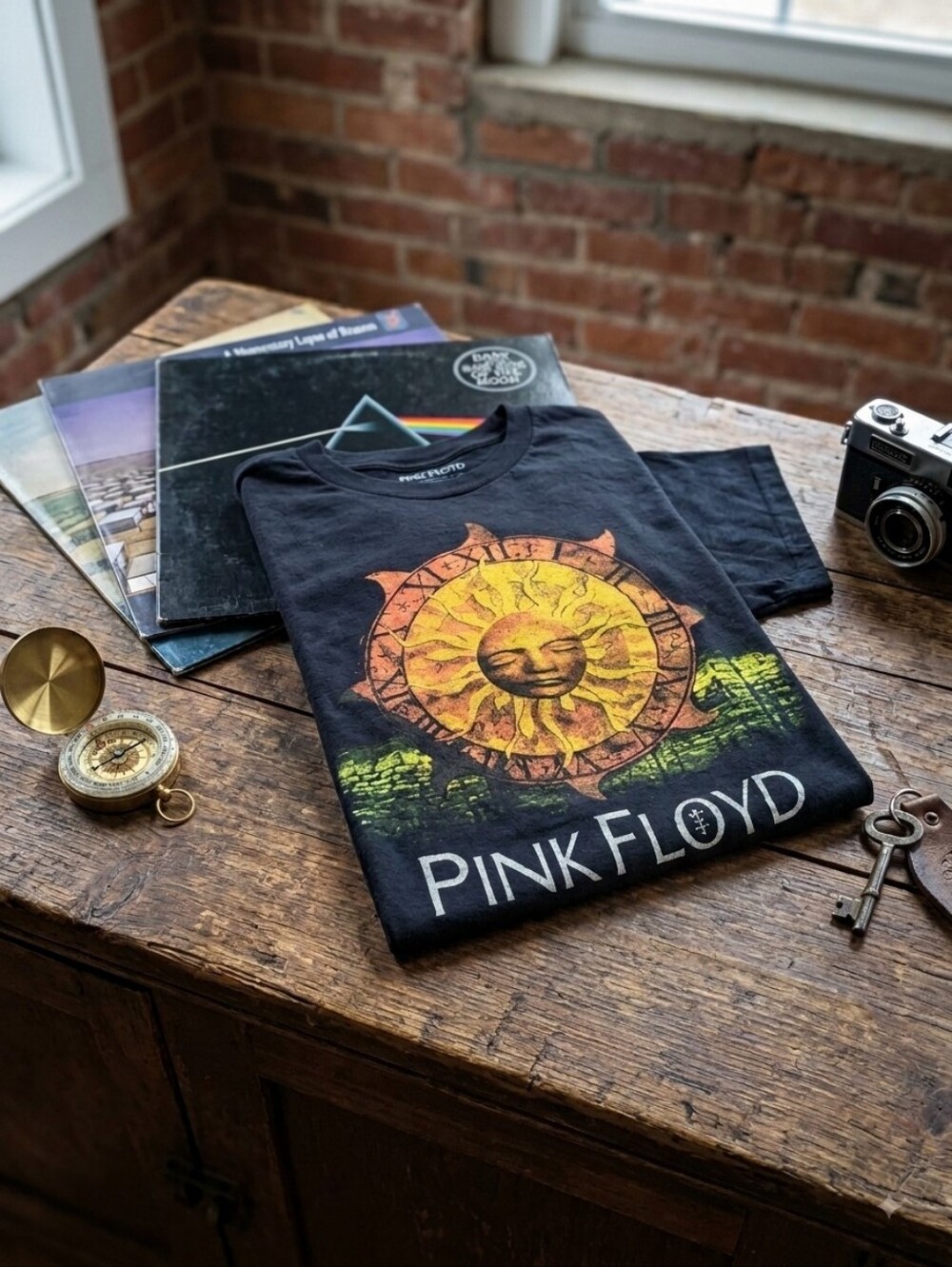 NWOT Pink Floyd Sun Dial Graphic Tee XL